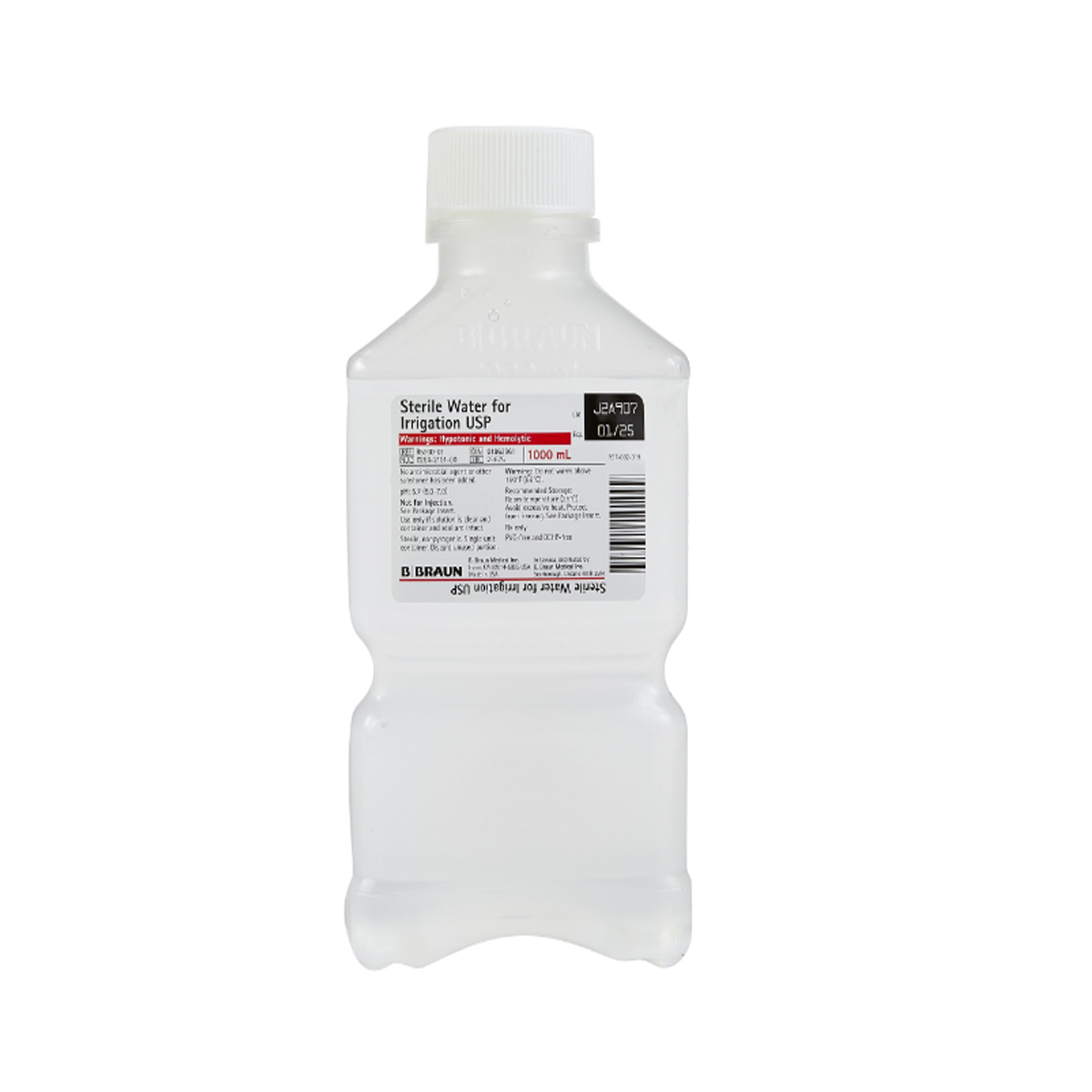 Sterile Water for Irrigation, 1000mL Plastic Bottle (B Braun) Sterile Water for Irrigation, 1000mL Plastic Bottle (B Braun)